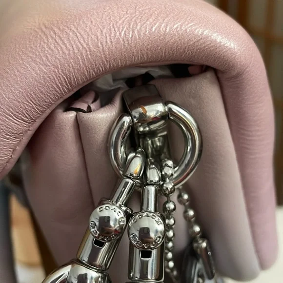 Coach Pillow Tabby 18 Bag in Multi Pale Pistachio, Blue & Pink - Picture 9 of 17